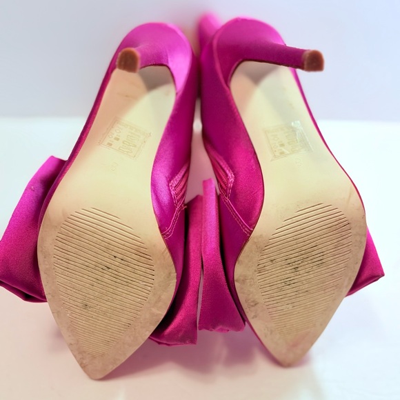 Azalea Wang Dolls Kill Need You All To Myself Stiletto Booties Blitz Pink Satin - Picture 12 of 15